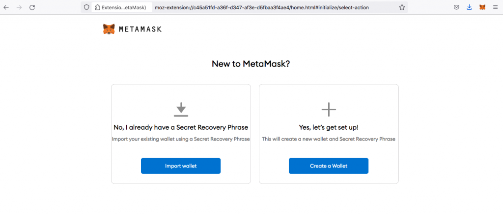 Installing a Metamask Wallet Step 5