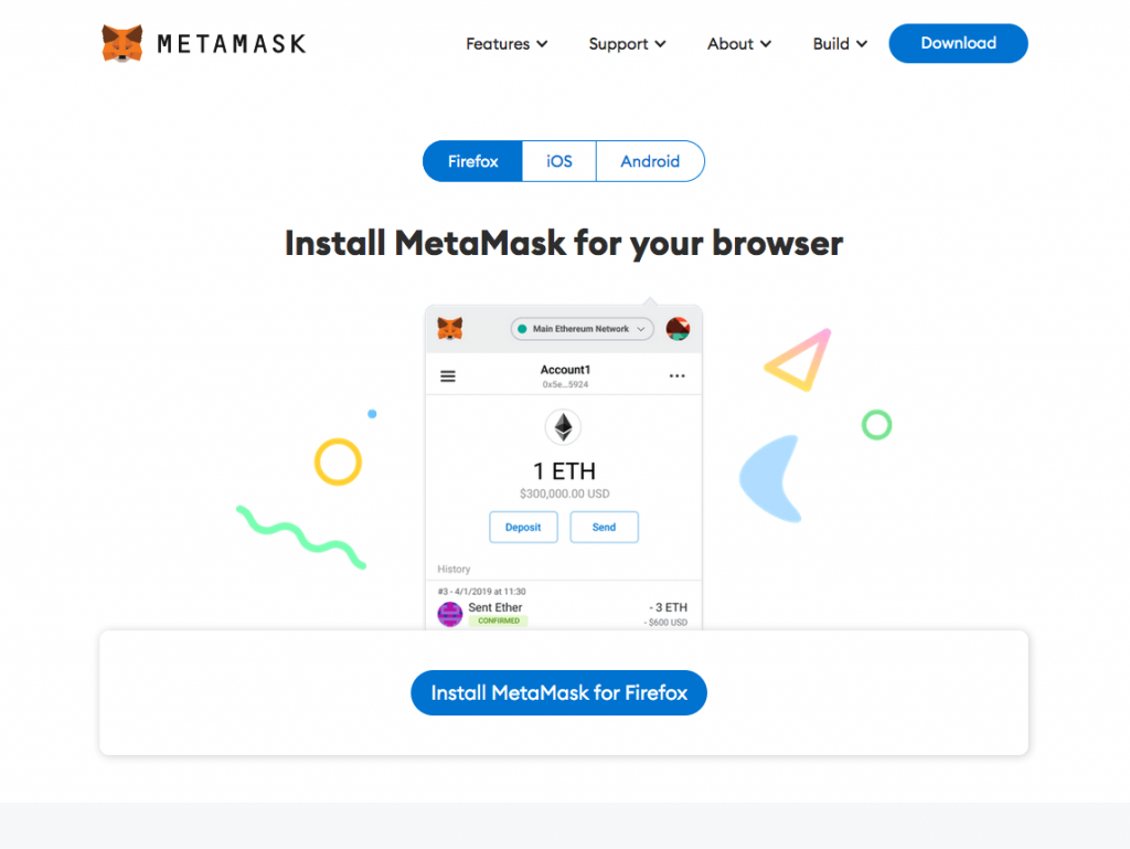 Installing a Metamask Wallet Step 1